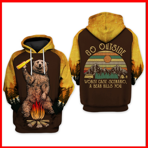 vintage bears moletom com capuz