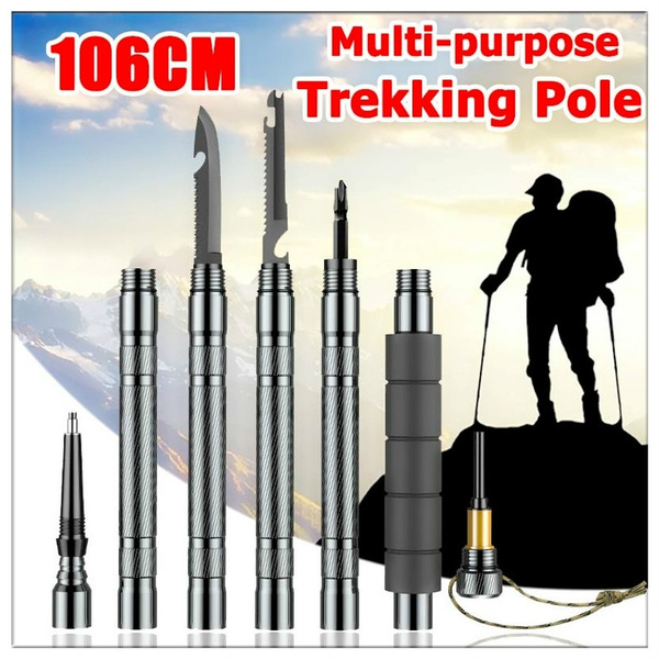 Trekking Pole Multi-Function Self-Defense Stick Car Tactical Stick ...