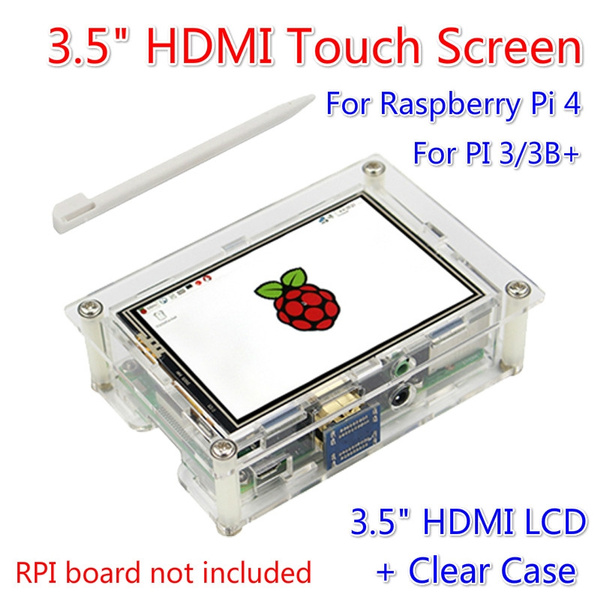 3.5 inch Raspberry Pi 4 HDMI Display with Case Touch Screen 480