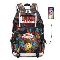 Starry Blue Children S Backpack Roblox Boy School Bag And Anime Backpack Youth School Bag Wish - senarai harga wishot roblox kids boys children backpack for