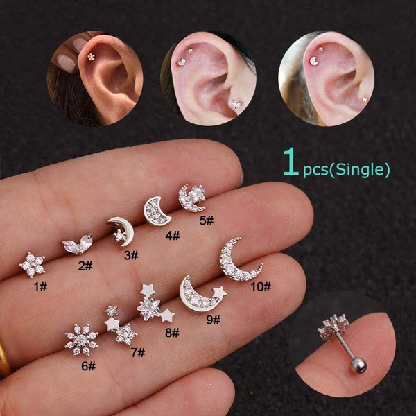 Tragus Piercing Helix Piercing Cartilage Piercing 20G Tiny 