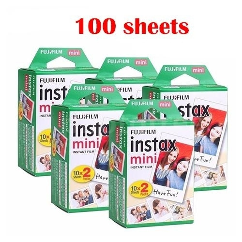 brug Misleidend Wet en regelgeving Fujifilm Instax Mini 100 Sheets（5*20sheets） White Film Photo Paper Snapshot  Album Instant Print for Fujifilm Instax Mini 7s/8/25/90/9 | Wish