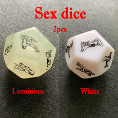 Funny, 2pcs, Dice, Party Supplies