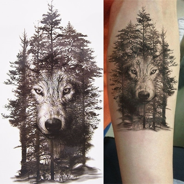 Boundless Tattoo Studio  armband forest wolf tattoos hubli hubballi   Facebook