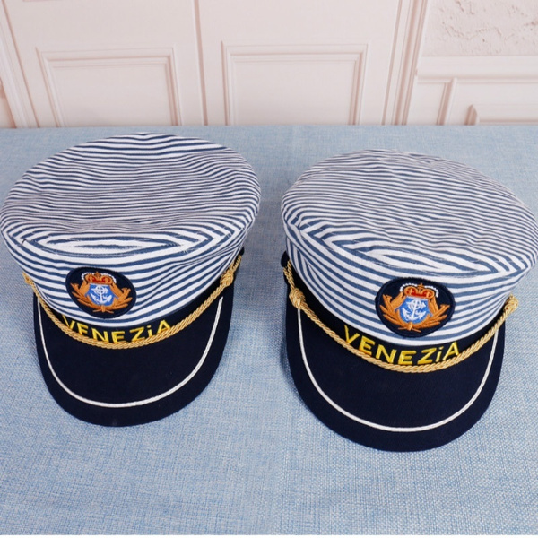 Fashion Stripe Navy Sailor Cap For Man 