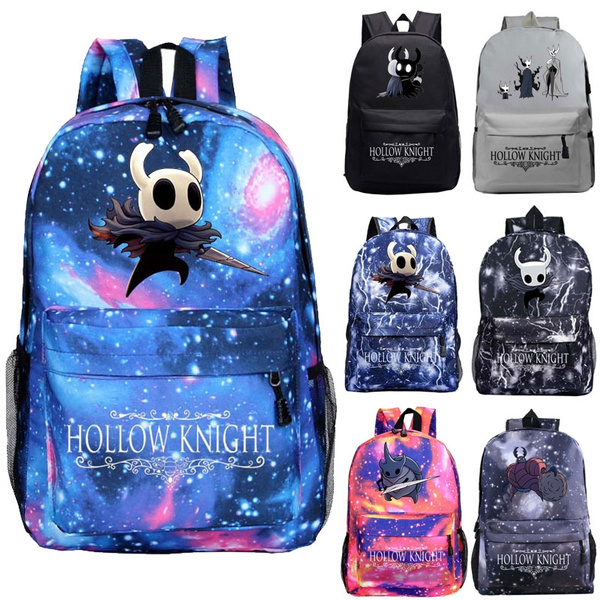 2pcs/lot Hollow Knight backpack with pencil case USB Charge school laptop bags