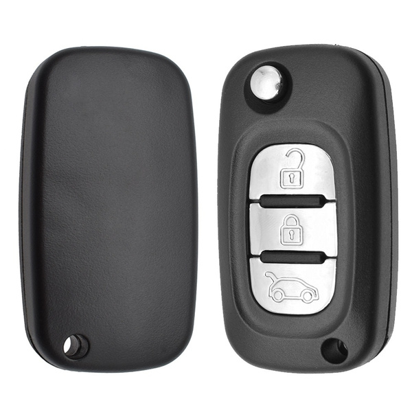 2 Button Remote Key Fob Casing With Blade For Renault Clio Kangoo Modus  Megane Twingo