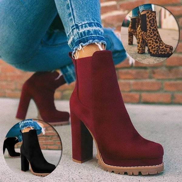 smart heeled boots