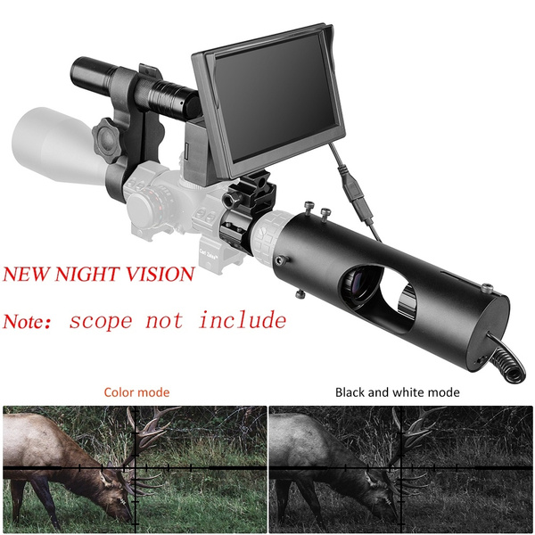 Infrared Day & Night Vision Rifle Scope Hunting Sight 850nm LED IR Camera 400M 