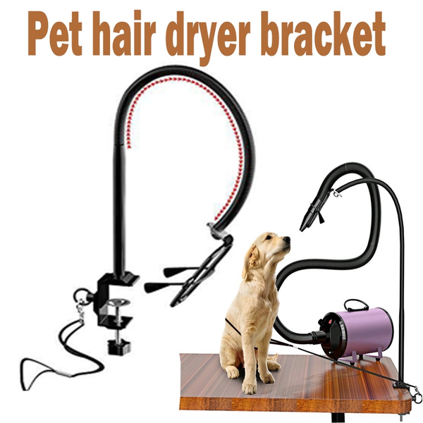 Pet Hair Dryer Bracket Dog Pet Grooming Table Hair Dryer Stand Holder Hands Free