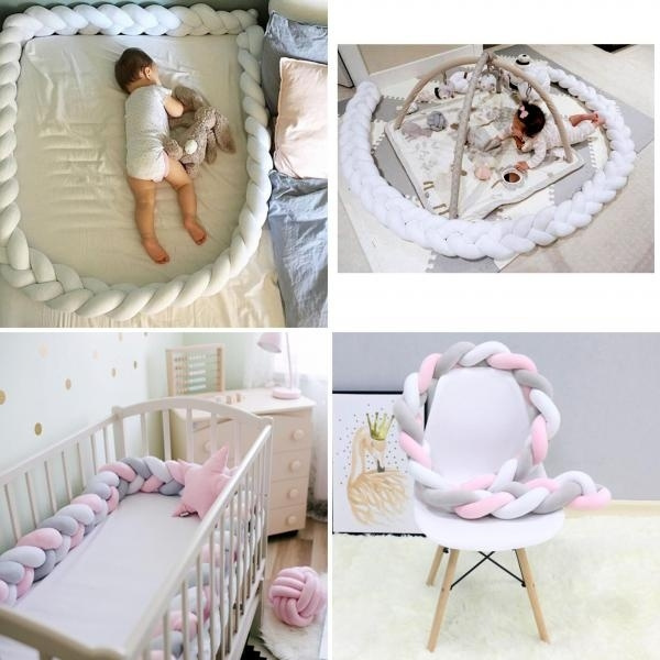 braided crib bumper target