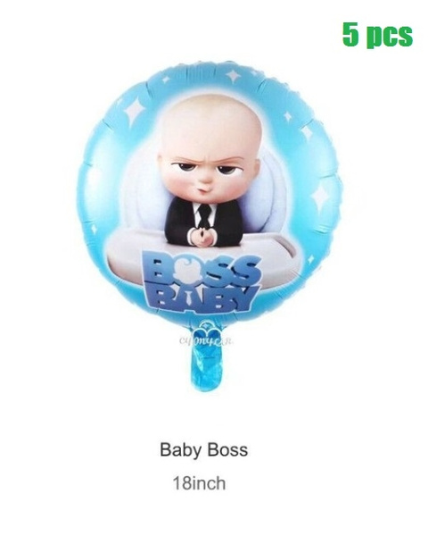 Baby Boss 6pcs foil  Balloons Party Supplies New. 