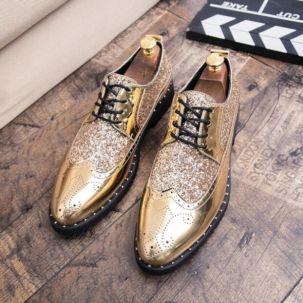 Wish hot sale gold shoes