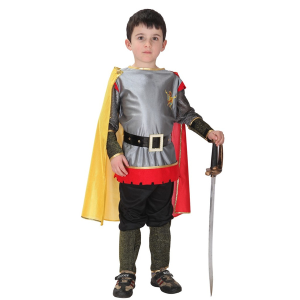 Boys Knight Costume Halloween Party Kids Cosplay Warrior Costume for boy 