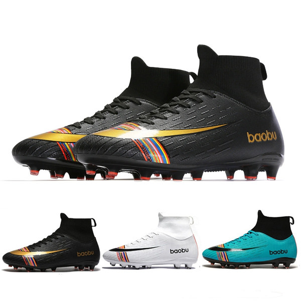 Men/Kids Breathable And Comfortable Football Boots Outdoor Soccer Shoes ...