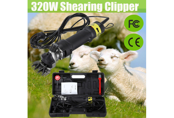 320W Electric Farm Supplies Sheep Goat Shears Animal Grooming Shearing Clipper 