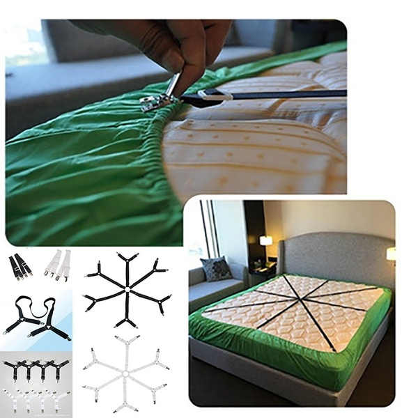 Long Sheet Holders Slip-Resistant Straps Mattress Clip Elastic Fastener  Belt Sheets Clips Grippers Bed Sheets Buckle
