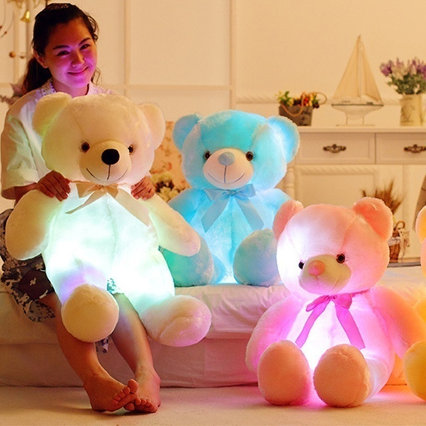 Beautiful Creative Light Up LED Cute Teddy Bear Stuffed Animals Plush Toy  Colorful Glowing Teddy Bear Gift for Kids-30 50 80cm | Wish