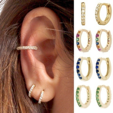 Hoop Earring, rhinestonehoopearring, Jewelry, cartilage earrings