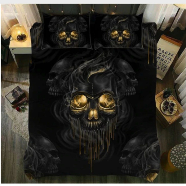 3d Wedding Skull Bedding Sets Twin Full Queen King Size Duvet Cover Set With Pillowcase 2 3pcs Wish - King And Queen Skull Bedding 3d Wedding Skull Bedding Sets Twin Full Queen King Size Duvet Cover Set With Pillowcase 2 3pcs Wish - King And Queen Skull Bedding