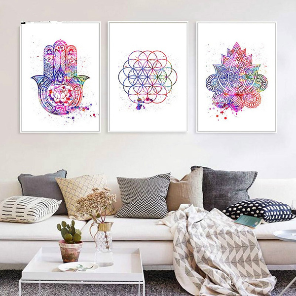 Flower Yoga Canvas Art Posters Abstract Print Painting On Canvas Home  Decoration Wall Painting Nordic Wall Pictures For Living Room Decor Unframed