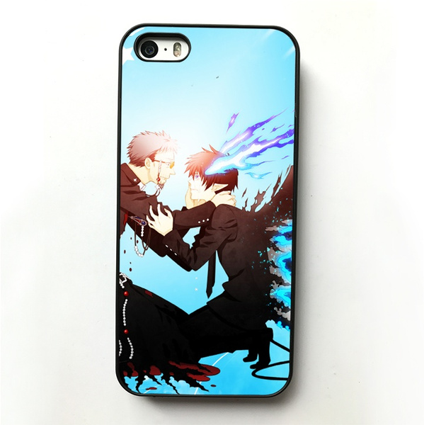 Anime Blue exorcist Ao no Exorcist cell phone case cover for iphone 4 4s 5 5s SE 5c 6 6S Plus 7 plus 8 plus X Xr Xs max for Samsung galaxy S3 S4 S5 S6