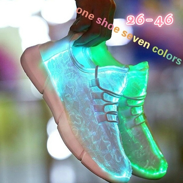 YIQIZQ Led Light Up Shoes High Top Sneakers for Women Men Hip-Hop  Dancing... | eBay
