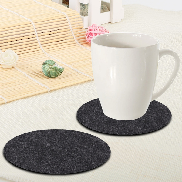 Details about   6pcs Felt Fabric Hexagon Cup Mat Drink Coasters Beer Coffee Placemat Table Decor 