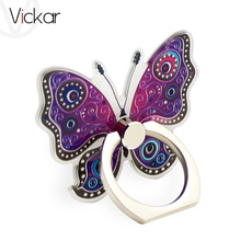 butterfly, phone holder, Silver Ring, Mobile