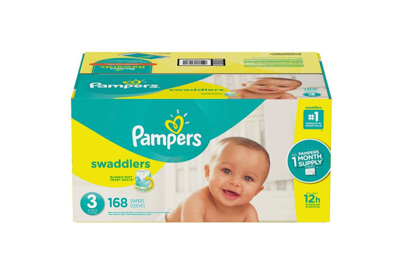 Pampers swaddlers best sale size 3 168