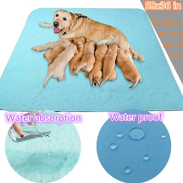 Reusable Waterproof absorbent Pet Pee Pad , Washable Puppy/kitten Training  Mats, Whelping Mats