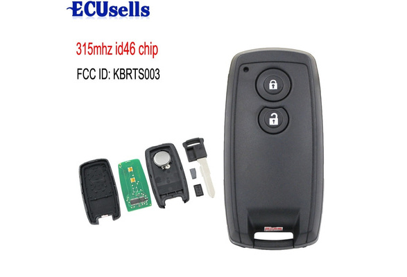2 Button Remote key FOB Keyless 315MHz ID46 Fit For SUZUKI GRAND VITARA SWIFT 