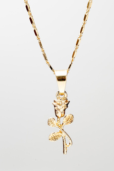 goldpendant, Jewelry, gold, Rose