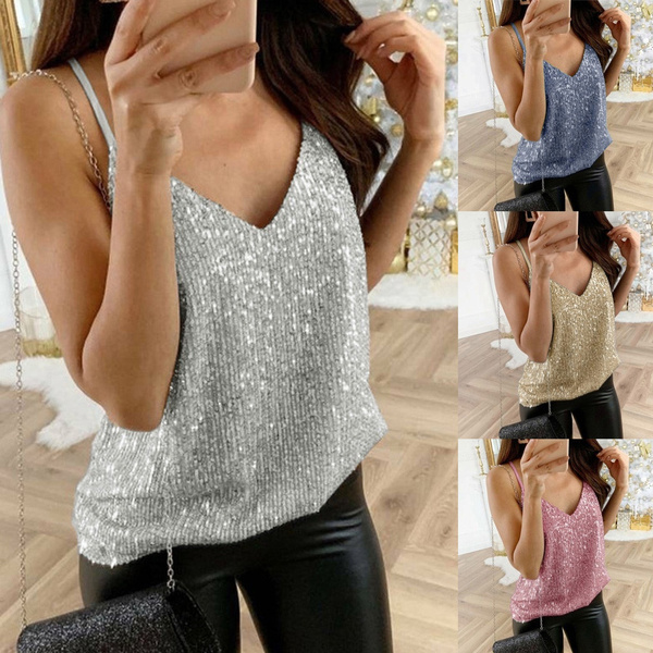 ladies sparkly blouses