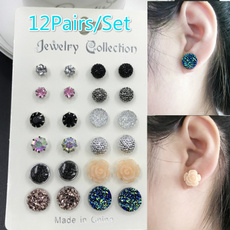 Jewelry Set, Flowers, Jewelry, Stud Earring