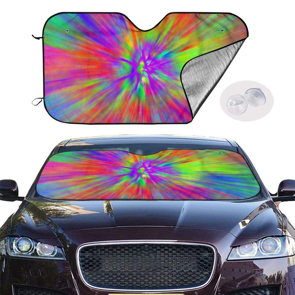 Tie Dye Car Windshield Sun Shade Universal Fit Car SunshadeKeep Your