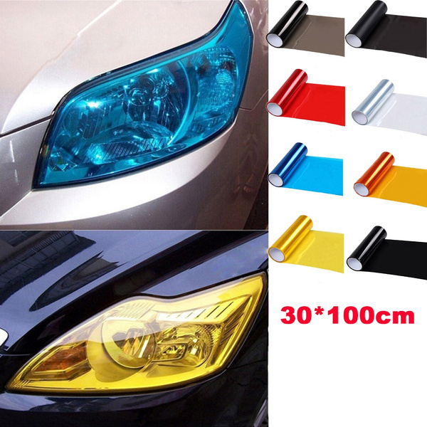 Auto Car Headlight Taillight Tint Vinyl Wrap Film Fog Light Protector