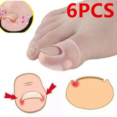 2/4/6PCS Effective Silicone Pads Pain Relief Anti Slip Spacers Foot Care Tool Toe Protector Separator Paronychia Recover To Prevent Nails From Growing Into The Flesh