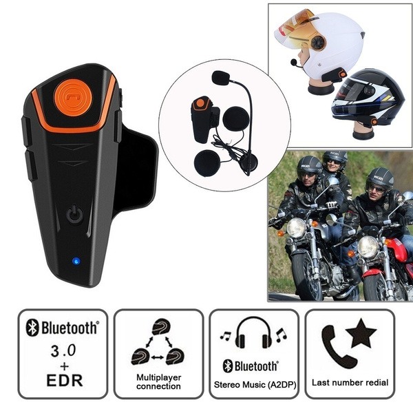 gevechten bijstand Treble 2019 New BT-S2 Pro Motorcycle Helmet Headset Intercom Waterproof Wireless  Bluetooth Motorbike BT Interphone FM Radio Stereo Music | Wish