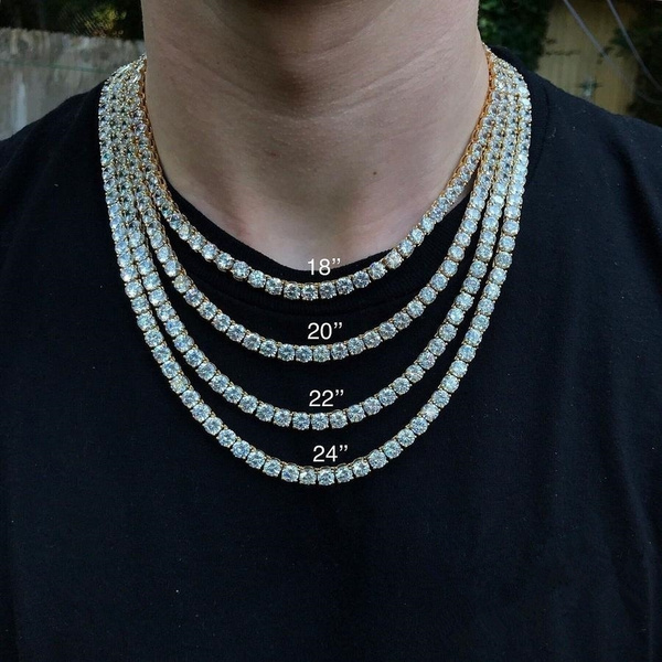 20 inch diamond tennis necklace