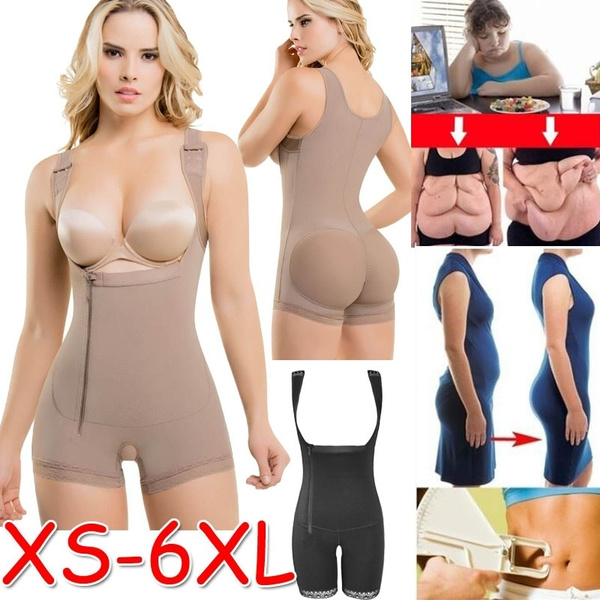Women's Bodysuit Shapewear Slimming Tummy Control Shaperwear Waist Trainer Body  Shaper Plus Size XS-6XL