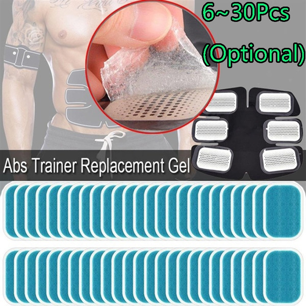 Abs Trainer Replacement Gel Sheet Abdominal Toning Belt Muscle Toner Ab Trainer Accessories 30pcs Gel Sheets for Gel Pad 