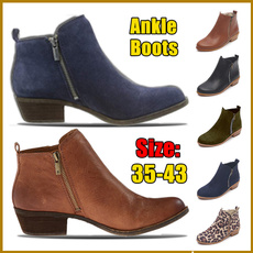 ankle boots, Vintage, fashion women, Plus Size