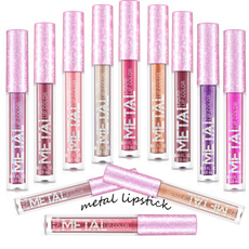 liquidlipstick, Lipstick, Waterproof, metalliclipglo