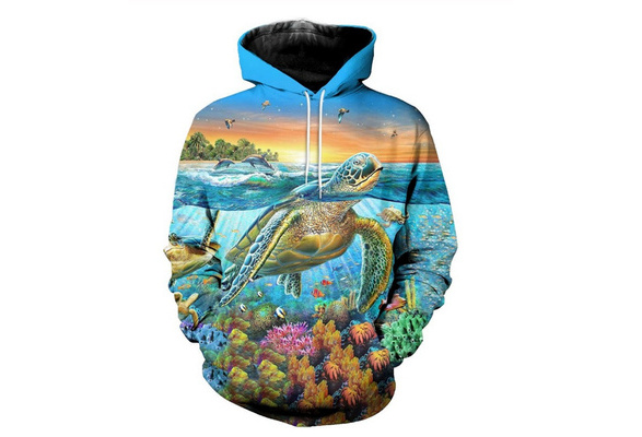womens sea turtle hoodie
