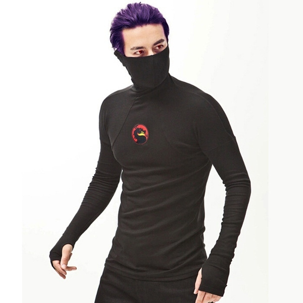 Men ninja suit unlined upper garment to 