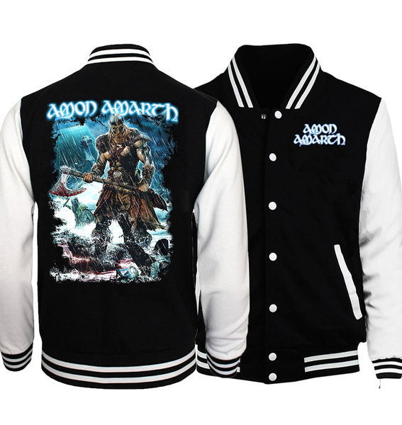 Fashion Amon Amarth Jomsviking Baseball Jacket Sweatshirt Winter Popular  Soft Hoodie Sweatshirt Printed Cotton Hoodies Pop Jackets