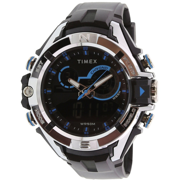 Timex Men s The Guard TW5M23000 Black Rubber Japanese Quartz Sport