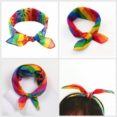 Fashion, colorfulbandana, Colorful, rainbow