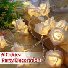 led, fairylight, decoration, Flowers